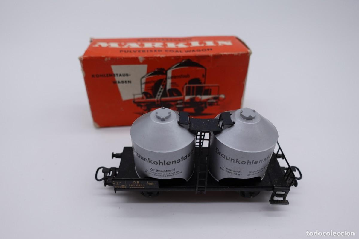Trenes escala: VAG&Oacute;N TOLVA TRANSPORTE DE CARB&Oacute;N DB M&Auml;RKLIN HO CON CAJA ORIGINAL - REF 4511