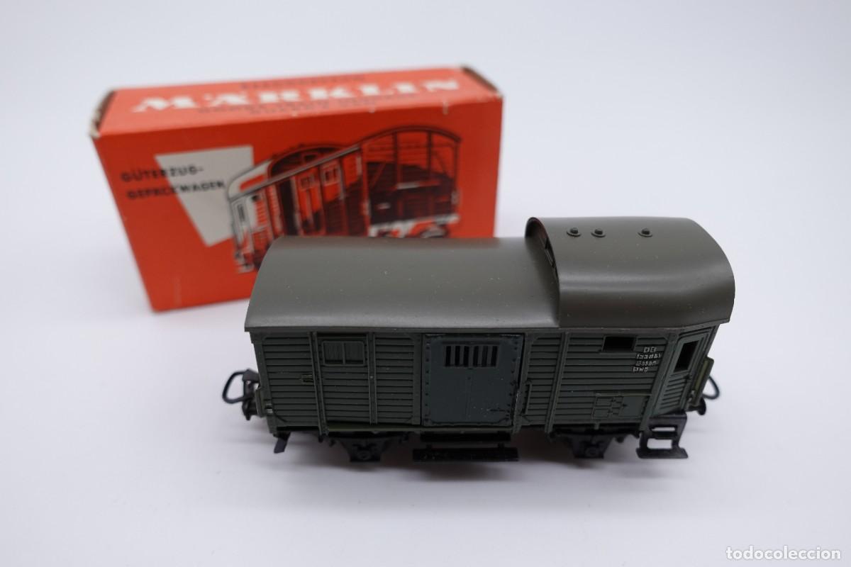 Trenes escala: VAG&Oacute;N DE COLA DE MERCANC&Iacute;AS Y EQUIPAJES DB M&Auml;RKLIN HO CON CAJA ORIGINAL - REF 4600