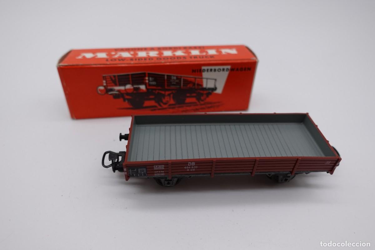 Modelleisenbahnen: VAG&Oacute;N DE BORDES BAJOS DB M&Auml;RKLIN HO CON CAJA ORIGINAL - REF 4503
