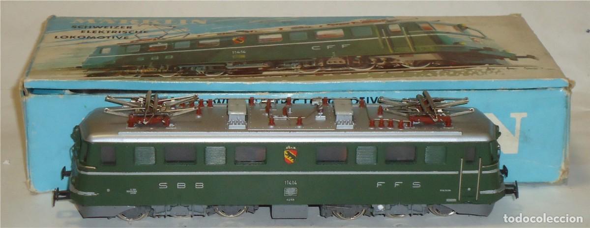 Trenes escala: M&Auml;RKLIN HO, LOCOMOTORA ANALOGICA EL&Eacute;CTRICA 11414 SBB RF. 3050, DIGITAL OPCIONAL