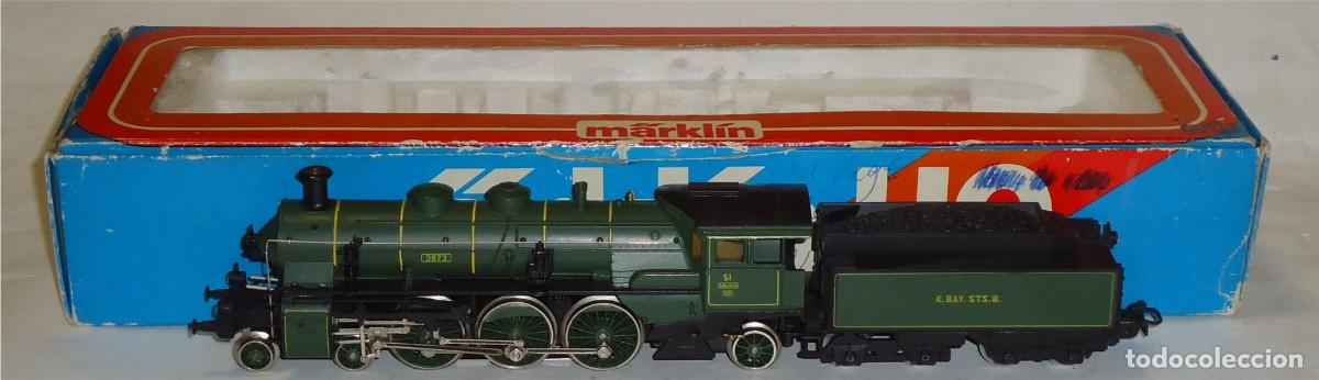 Trenes escala: M&Auml;RKLIN H0 LOCOMOTORA VAPOR EXCELENTE S3/6 BR3673 DRG REF. 3092, &iexcl;CON FUM&Iacute;GENO!
