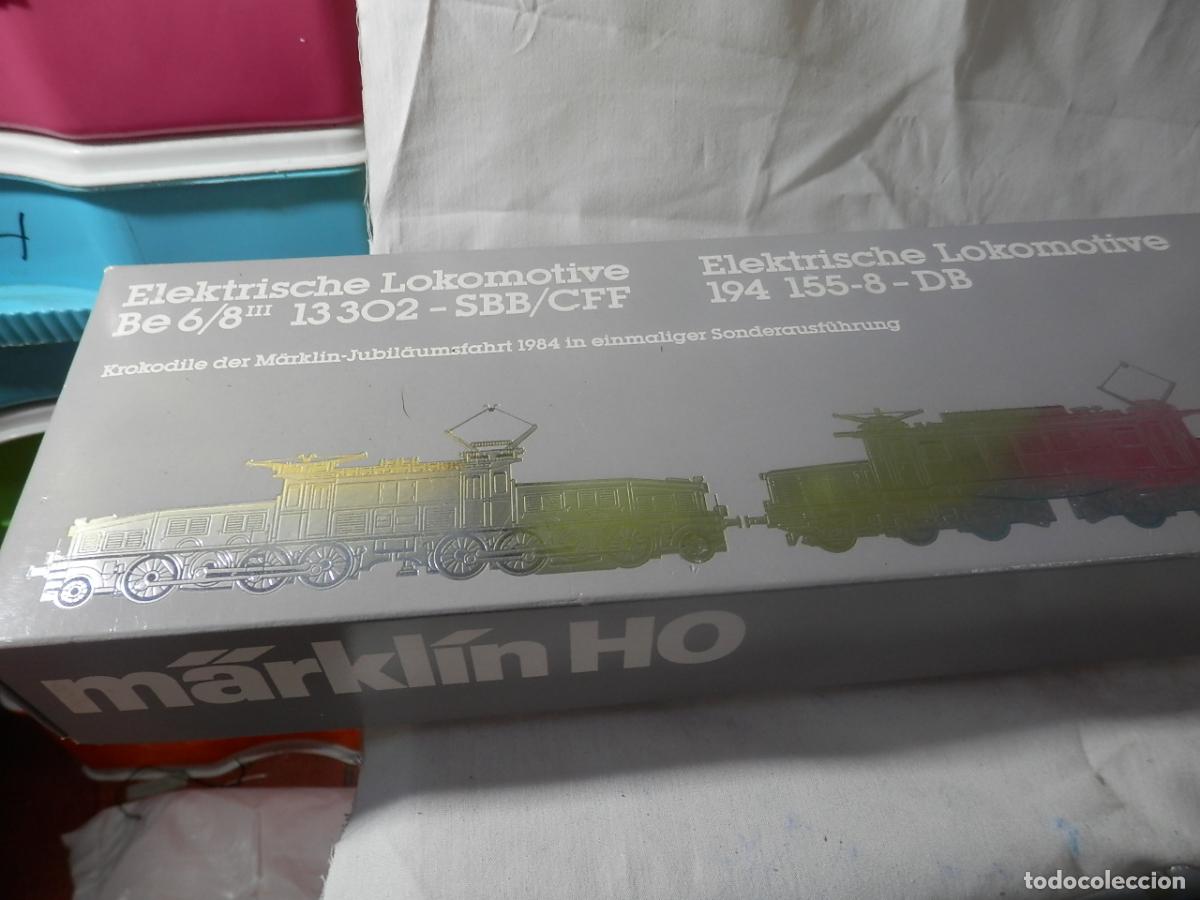 Trenes escala: SET LOCOMOTORAS COCODRILO ESCALA HO DE MARKLIN REF 3300