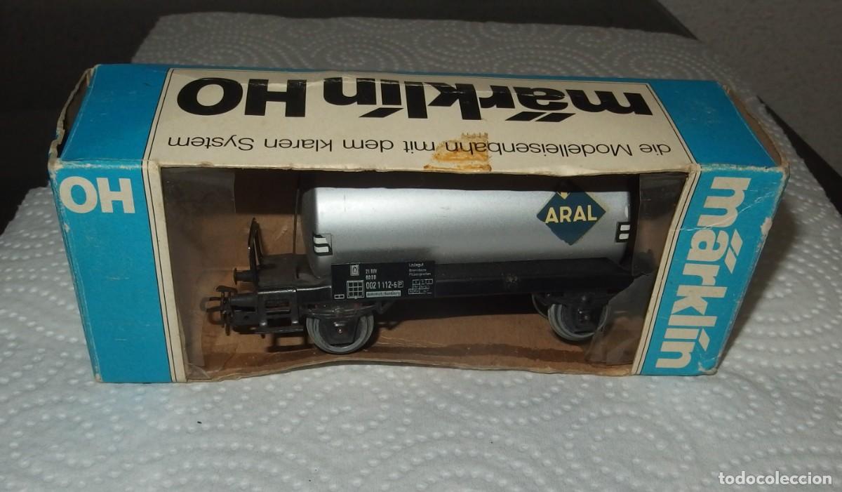 Trenes escala: VAG&Oacute;N CISTERNA DE MARKLIN,HO,CAJA ORIGINAL