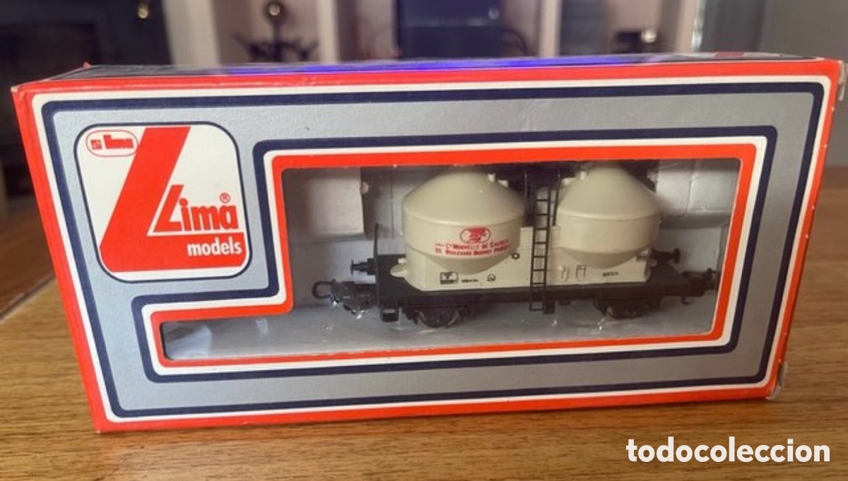 Trenes escala: Lima H0 Vag&oacute;n tolva SNCF 302803 con caja original