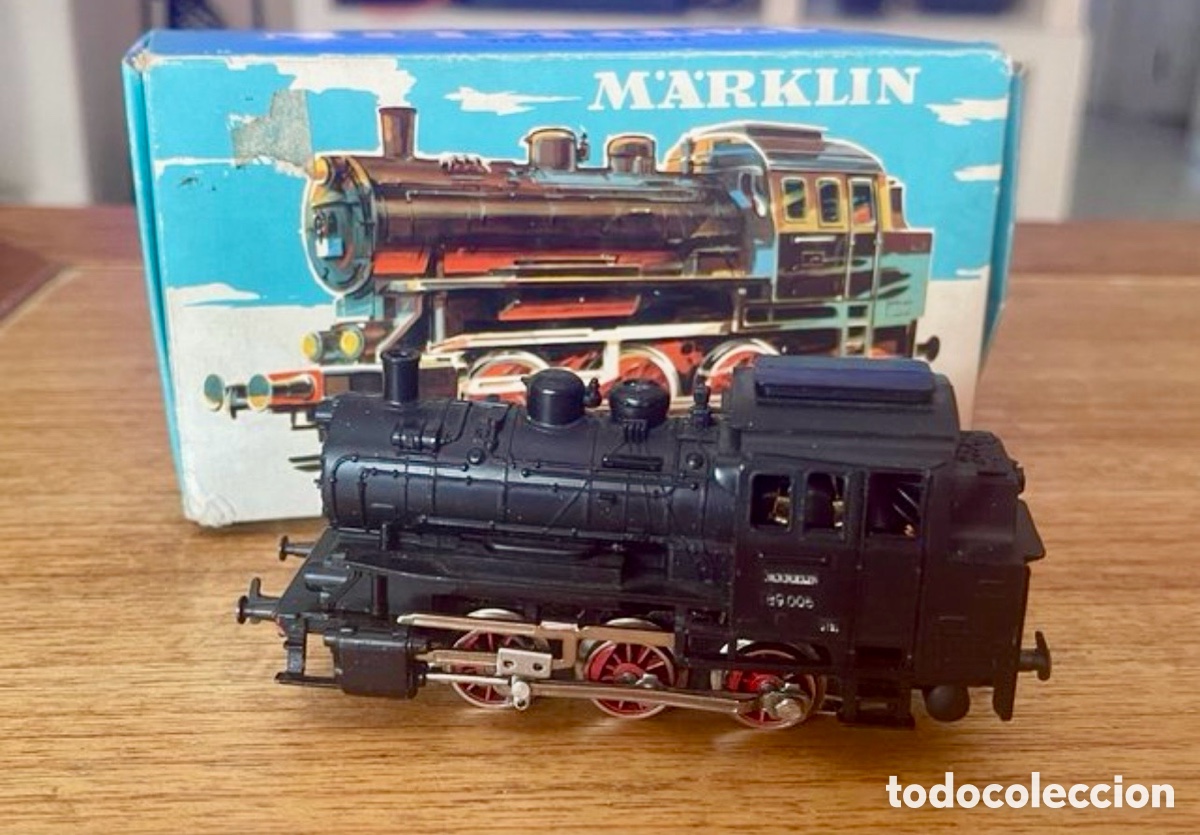 Trenes escala: Locomotora Vapor M&auml;rklin 3000 BR 89 H0 con caja
