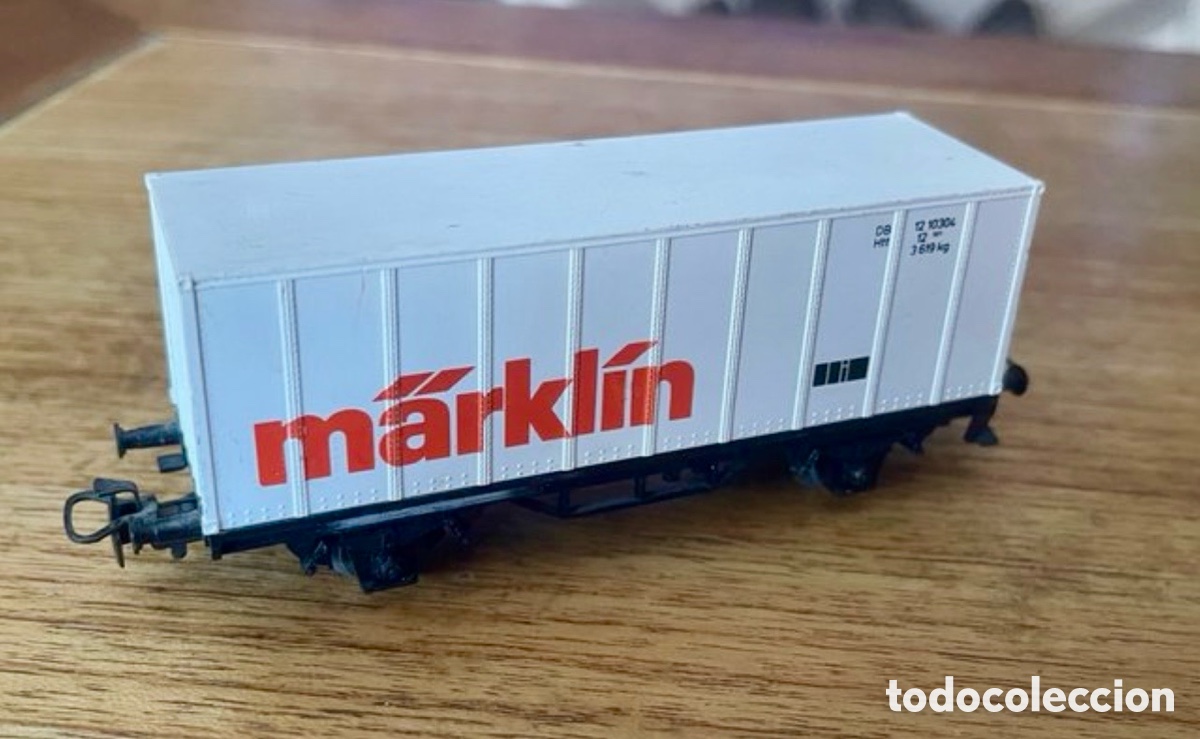 Trenes escala: M&auml;rklin 4481 vag&oacute;n porta contenedor