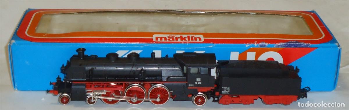 Trenes escala: M&Auml;RKLIN HO, LOCOMOTORA DE VAPOR BR 18 478 DB REF.3093 &iexcl;CON FUMIGENO, DIGITAL 5P!