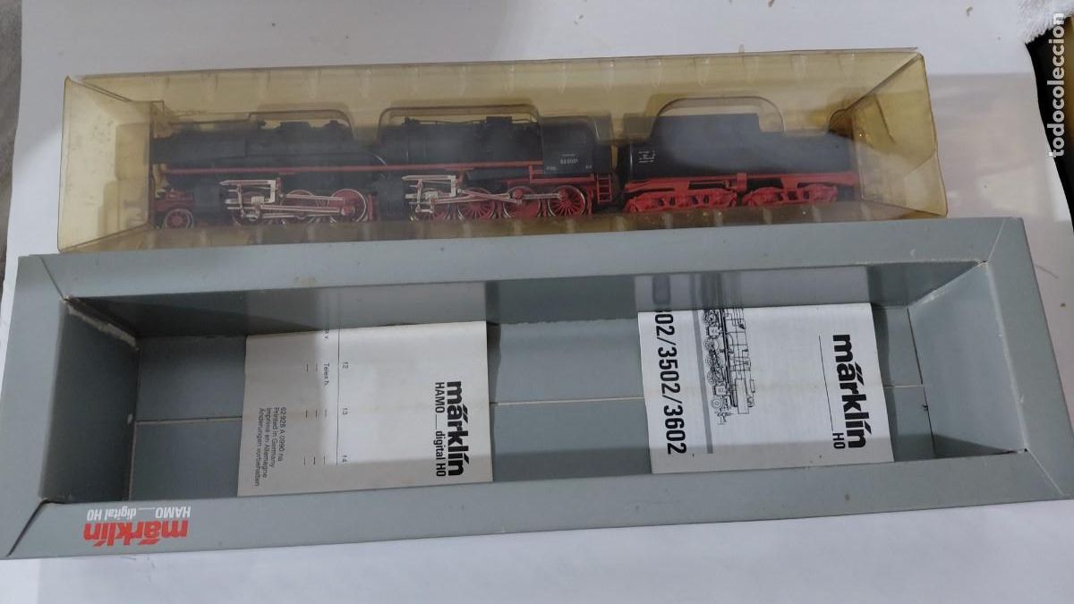 Trenes escala: Locomotora vapor Marklin HAMO BR 53 Borsing HO CC DC