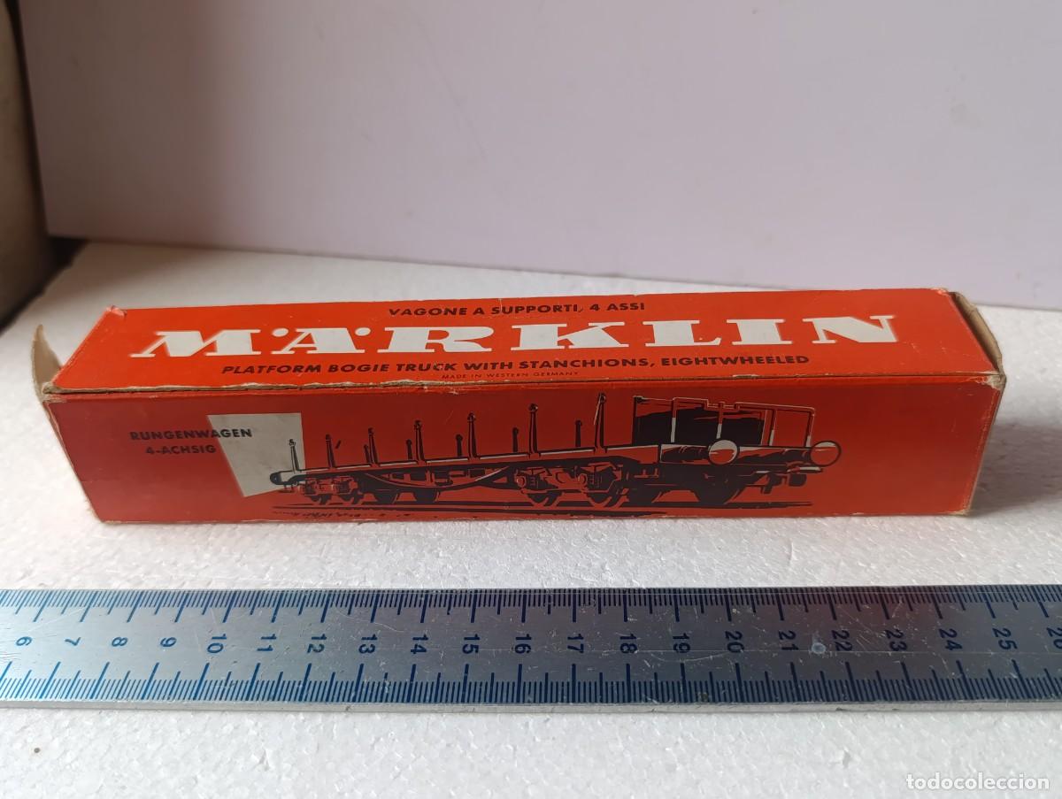 Trenes escala: MARKLIN - VAGON TRANSPORTE DE TRONCOS MOD. 4516 - ESC. HO - ALEMANIA ( )