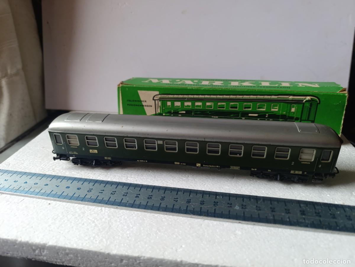 Trenes escala: MARKLIN - VAGON PASAJEROS COLOR VERDE MOD. 4036 - ESC. HO - ALEMANIA ( )