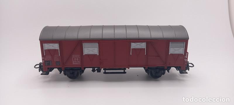 Trenes escala: Vag&oacute;n de mercanc&iacute;as M&auml;rklin H0 4627 con caja