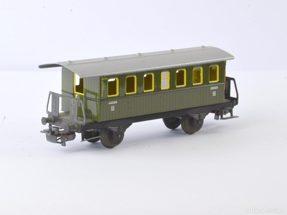 Trenes escala: M&auml;rklin Escala H0 4040 Vagon de Pasajeros 2&ordf; Clase Metal con Caja