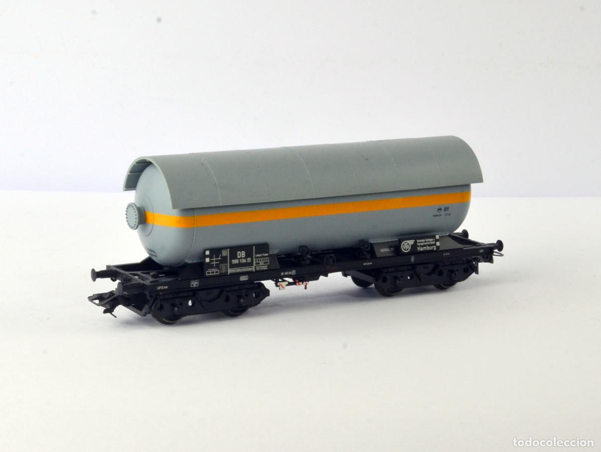 Trenes escala: M&auml;rklin Escala H0 CA 46450 Vag&oacute;n Cisterna DB con Caja