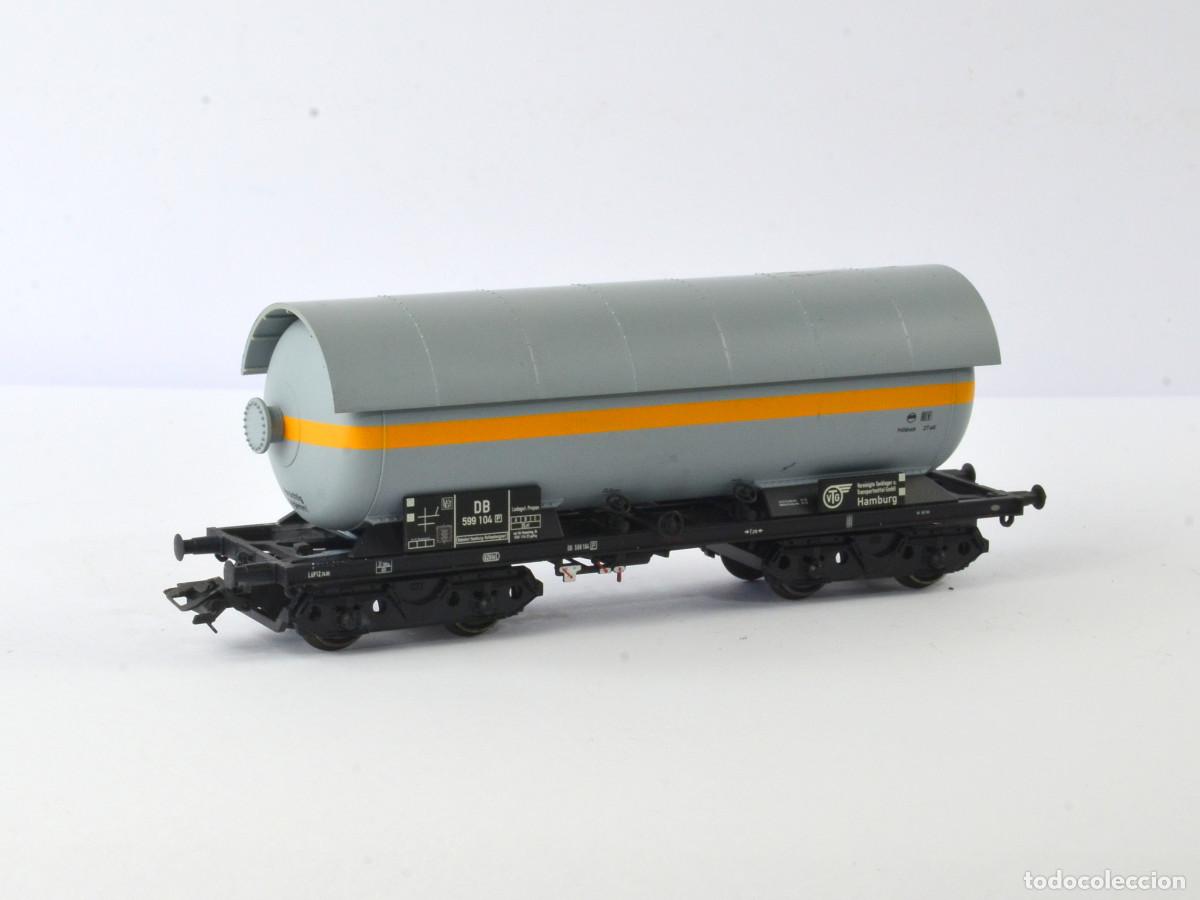 Trenes escala: M&auml;rklin Escala H0 CA 46450 Vag&oacute;n Cisterna DB con Caja