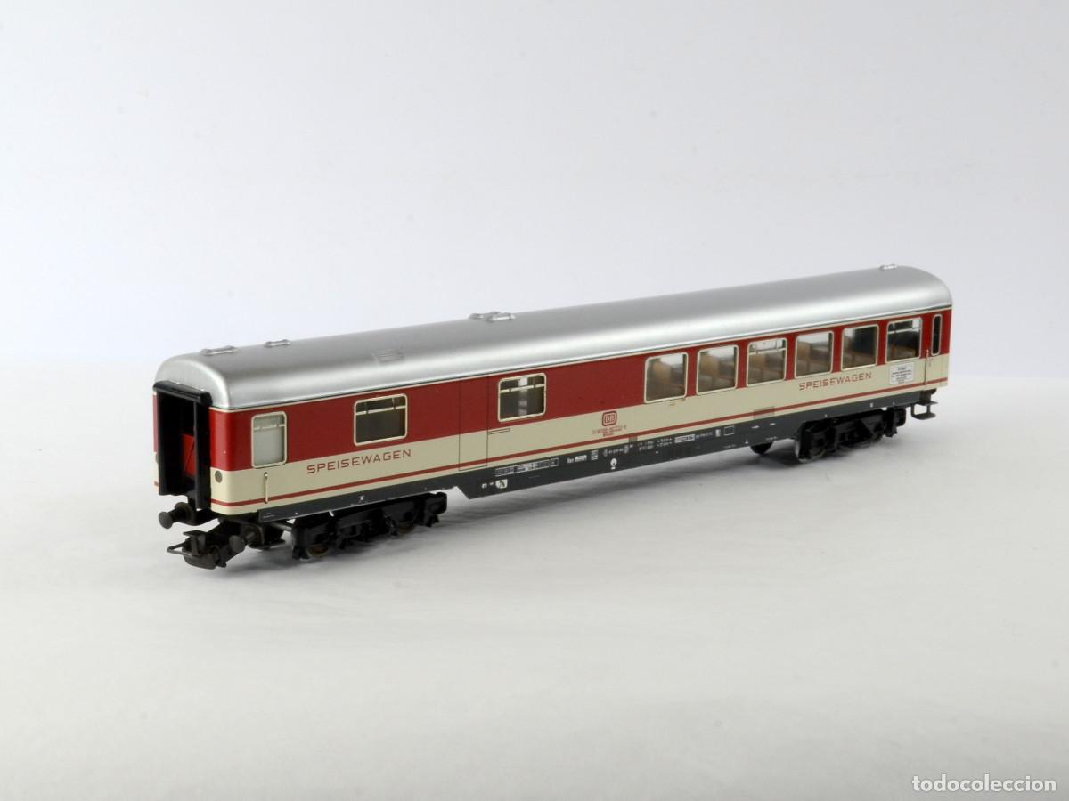 Trenes escala: M&auml;rklin Trenes H0 1:87 4054 Vag&oacute;n Restaurante DB Met&aacute;lico con Caja
