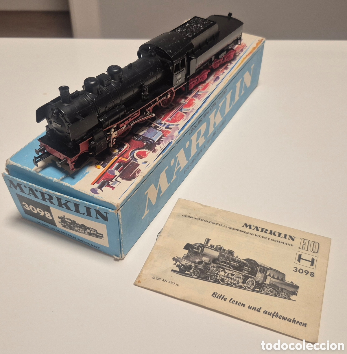 Modelleisenbahnen: MARKLIN 3098 H0 - LOCOMOTORA VAPOR BR 38 1807 DB