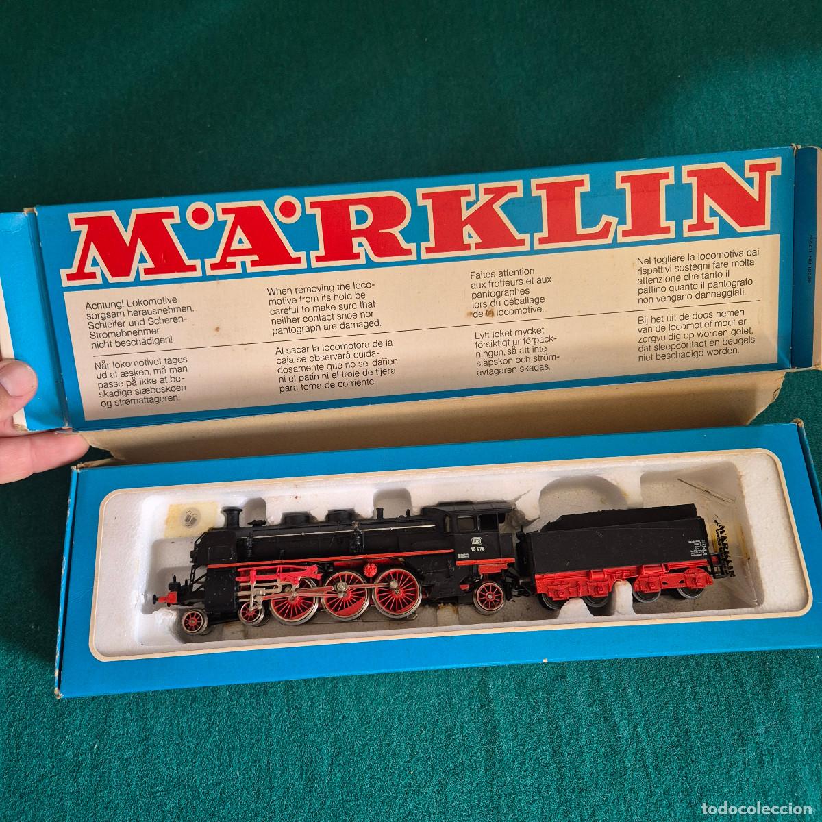 Modelleisenbahnen: TREN MARKLIN H0 A&Ntilde;OS 70 - CON CAJA - MAQUINA LOCOMOTORA mod 3091