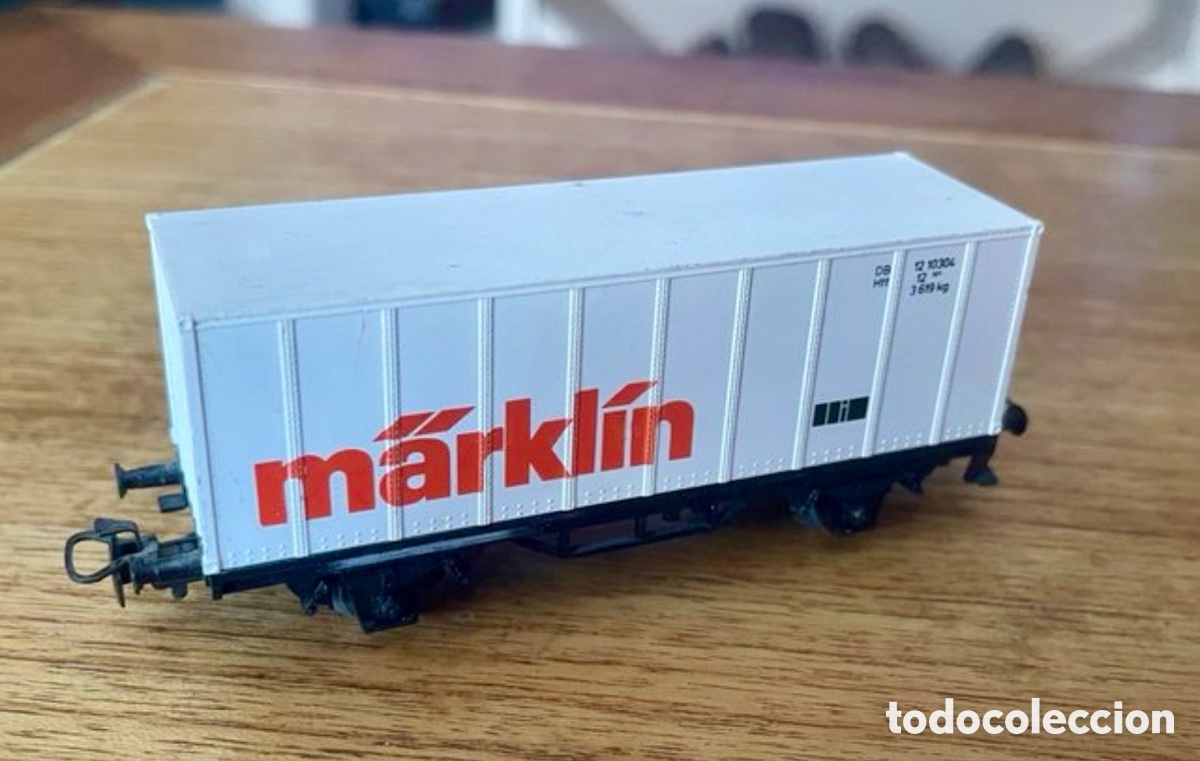 Trenes escala: M&auml;rklin 4481 vag&oacute;n porta contenedor
