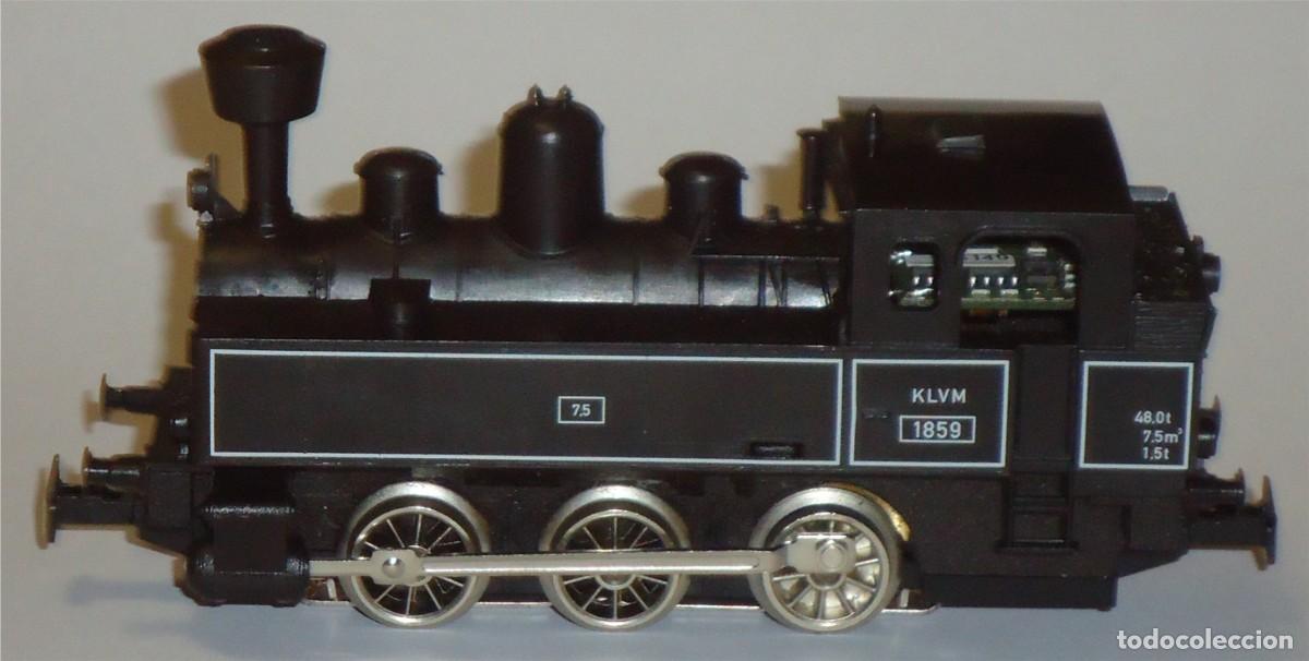 Trenes escala: M&Auml;RKLIN HO, LOCOMOTORA DE VAPOR EXCELENTE KLVM 1859 NEGRA REF. 29156, &iexcl;DIGITAL!