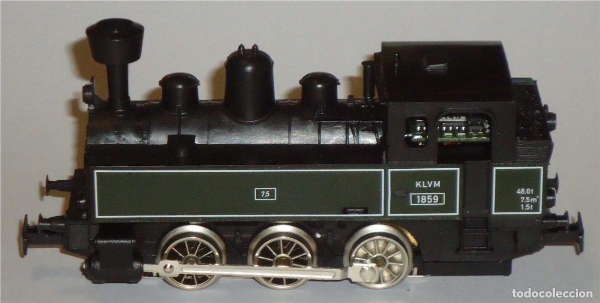 Trenes escala: M&Auml;RKLIN HO, LOCOMOTORA DE VAPOR EXCELENTE KLVM 1859 VERDE REF. 29157, &iexcl;DIGITAL!