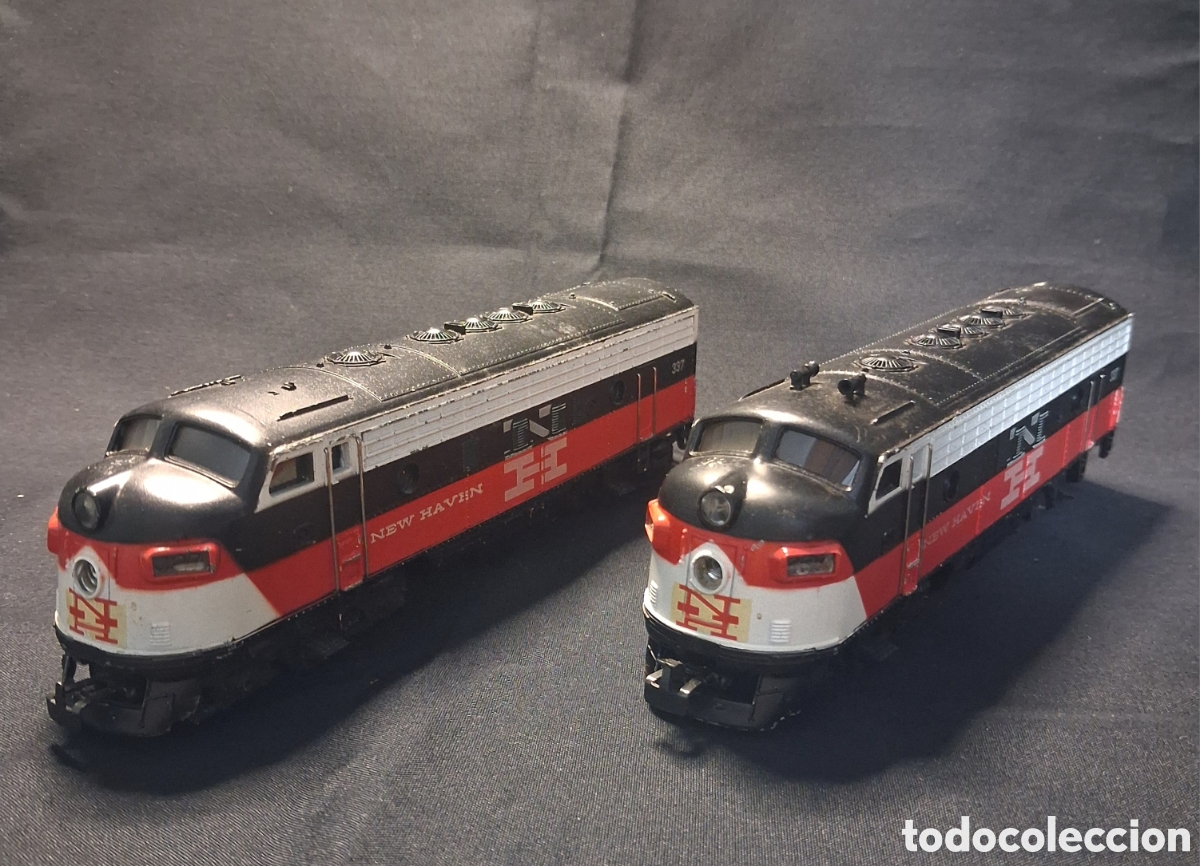 Treni in Scala: LOCOMOTORA MARKLIN NEW HAVEN Y SU TANDEM