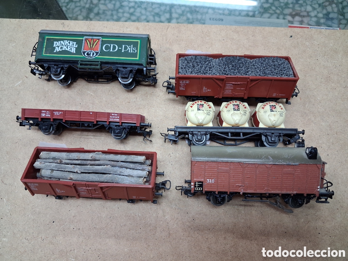 Trenes escala: 6 vagones ho marklin sin caja