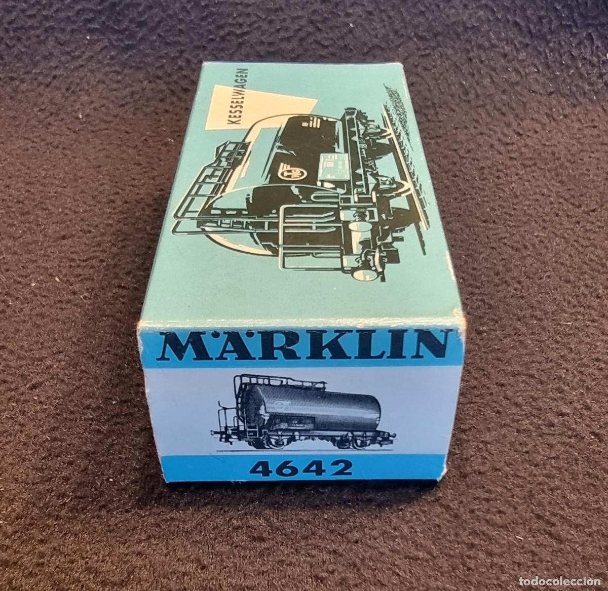 Trenes escala: VAGON MARKLIN REF. 4642 EN SU CAJA ORIGINAL FUNCIONA BIEN