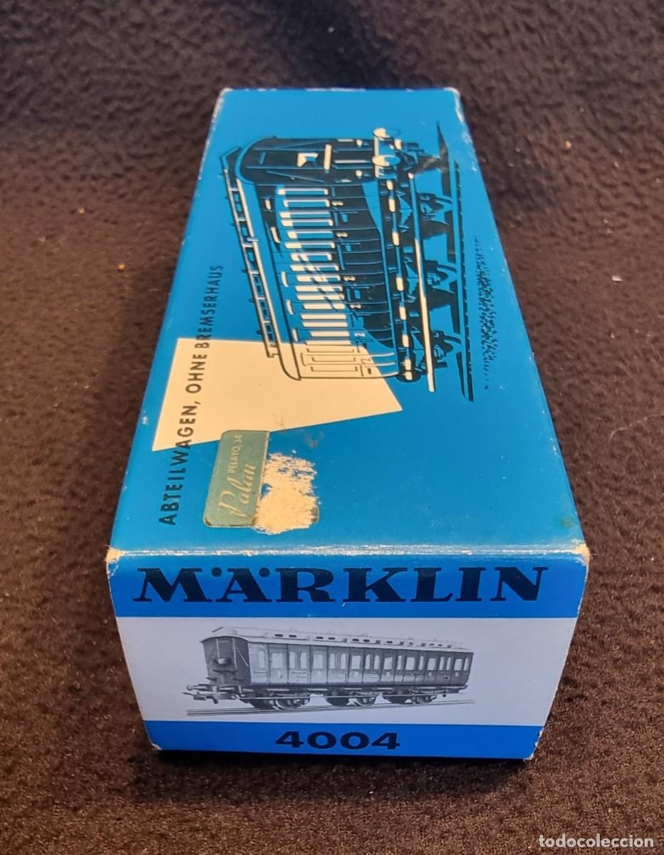 Trenes escala: VAGON MARKLIN REF. 4004 EN SU CAJA ORIGINAL FUNCIONA BIEN