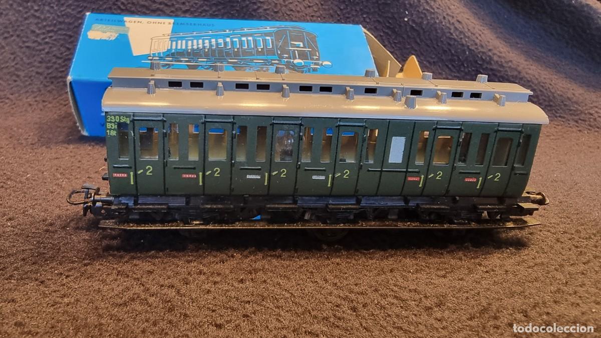Trenes escala: VAGON MARKLIN REF. 4004 EN SU CAJA ORIGINAL FUNCIONA BIEN - Foto 6