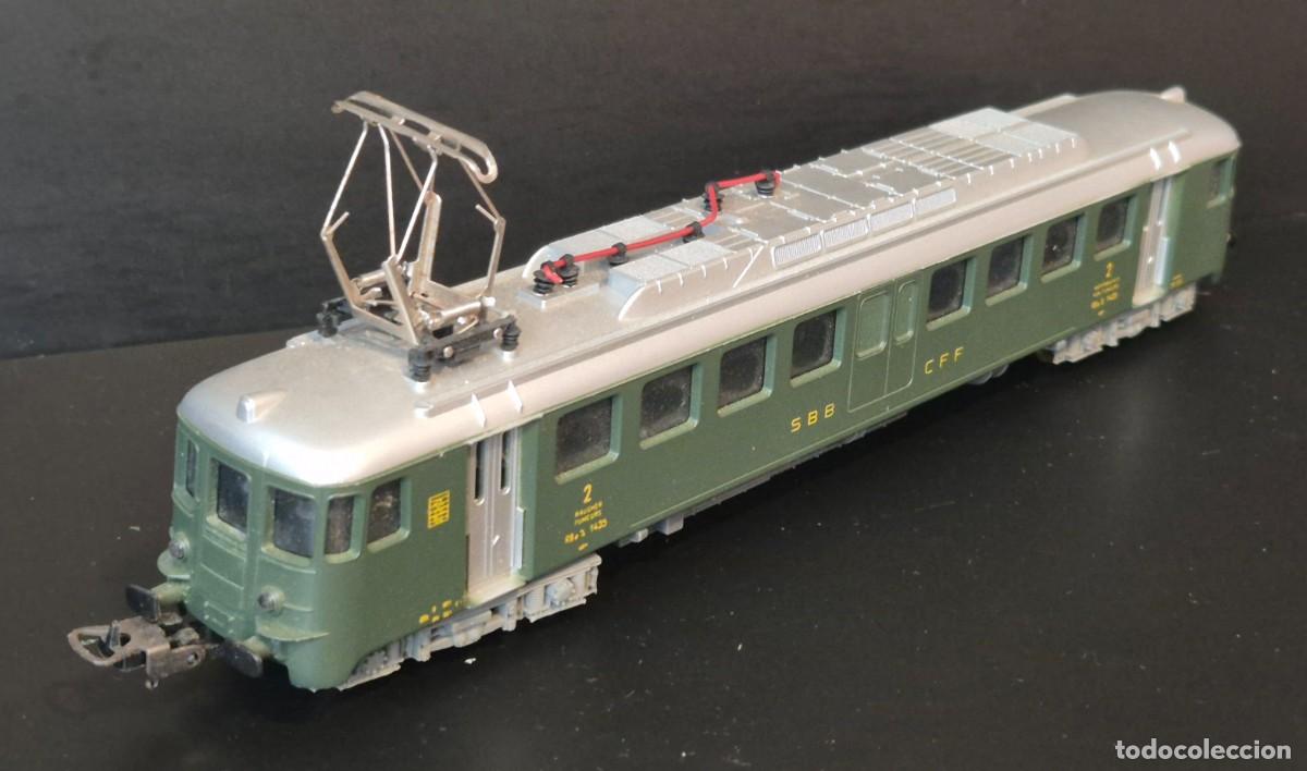 Trenes escala: LIMA LOCOMOTORA SBB CFF BUEN ASPECTO CONECTANDO DESDE EL MOTOR FUNCIONA PERFECTAS LUCES OK