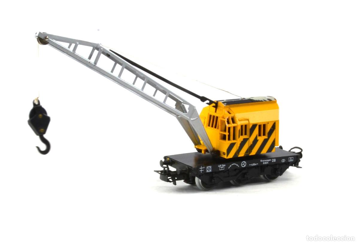 Trains &Eacute;chelle: M&auml;rklin Escala H0 4671 Vag&oacute;n Gr&uacute;a Krupp con Caja