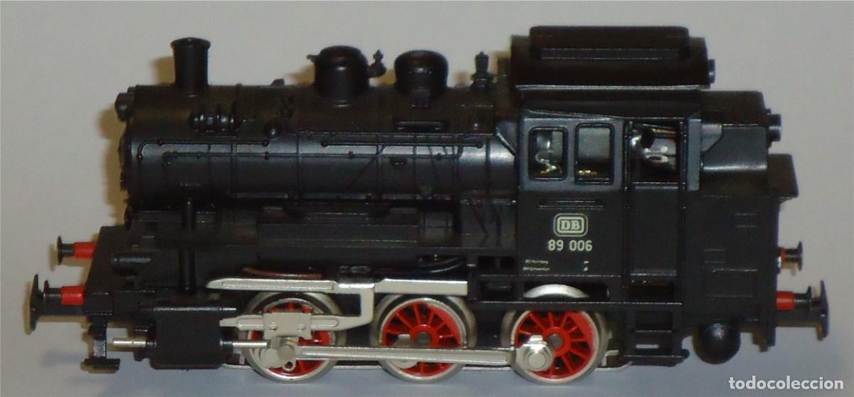 Trenes escala: M&Auml;RKLIN HO, LOCOMOTORA DE VAPOR ANAL&Oacute;GICA EXCELENTE SERIE 89 006 DB, REF. 3000
