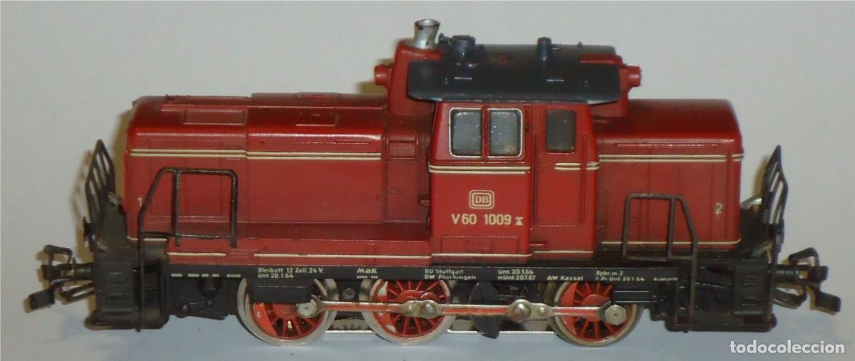 Trenes escala: M&Auml;RKLIN HO, LOCOMOTORA ANAL&Oacute;GICA DIESEL SERIE V60 1009 DB REF. 3064, SIN CAJA