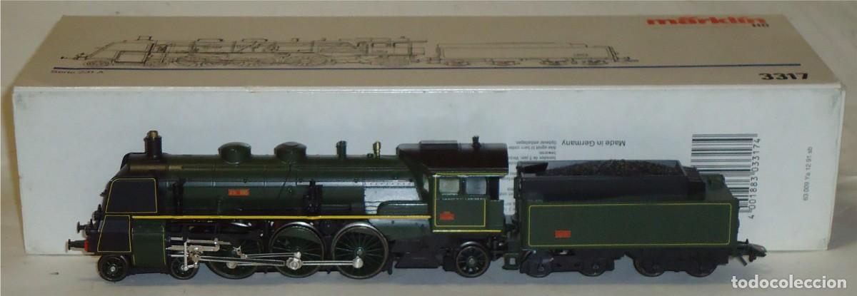 Trenes escala: M&Auml;RKLIN HO, LOCOMOTORA VAPOR 231 A SNCF REF. 3317 DIGITAL MFX 5 POLOS Y FUM&Iacute;GENO
