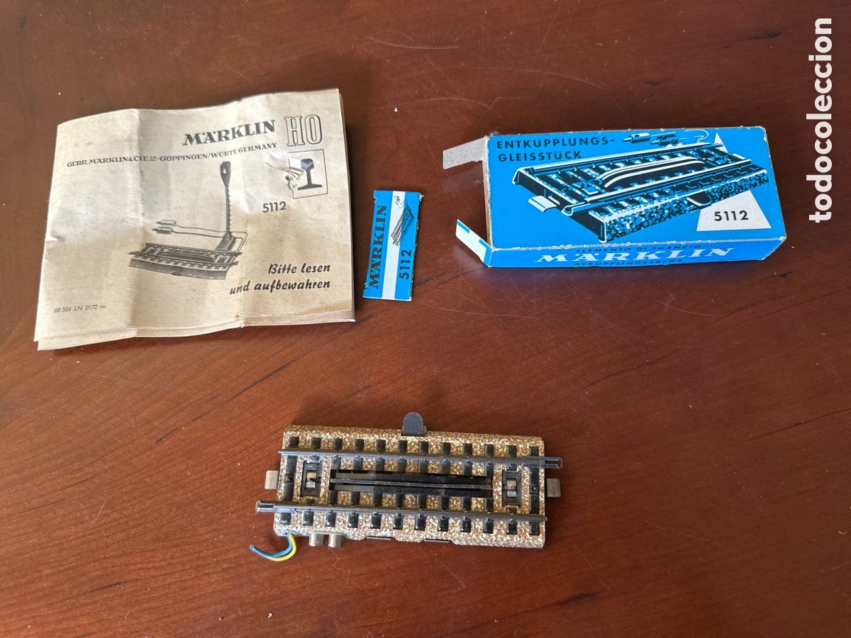 Trenes escala: MARKLIN - VIA DE DESACOPLAMIENTO - MOD. 5112 - ESC. HO - ALEMANIA