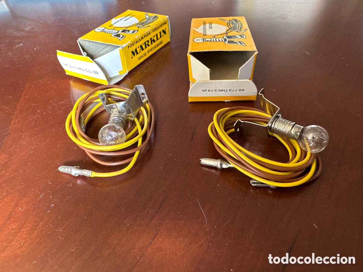 Comboios Escala: LOTE DE 2 CAJAS MARKLIN 7073 LUZ INTERIOR PARA CASA MARKLIN