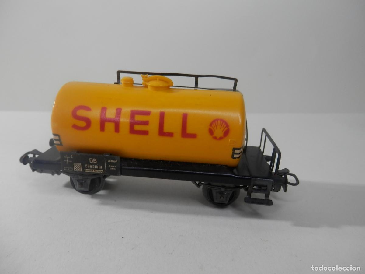 Trenes escala: VAGON CISTERNA SHELL ESCALA HO DE MARKLIN - Foto 1