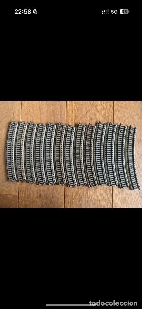 Trenes escala: M&auml;rklin 5100 lote 12 v&iacute;as curvas v&iacute;a M H0 c&iacute;rculo completo
