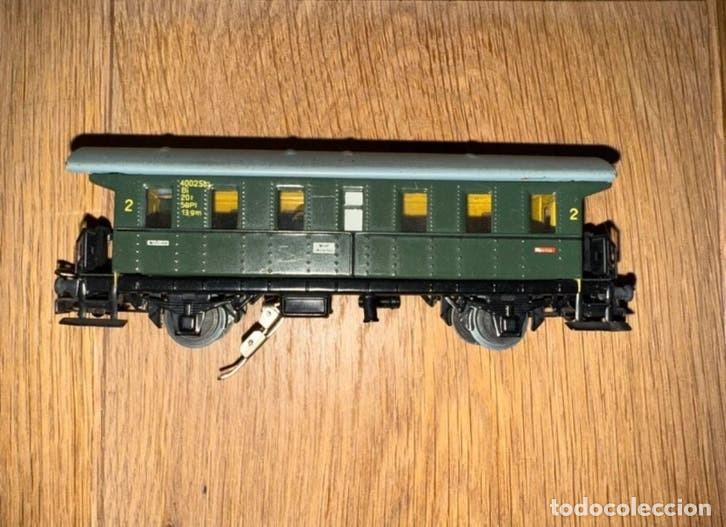 Trenes escala: M&auml;rklin 4002 coche de viajeros de chapa DB Donnerb&uuml;chse H0