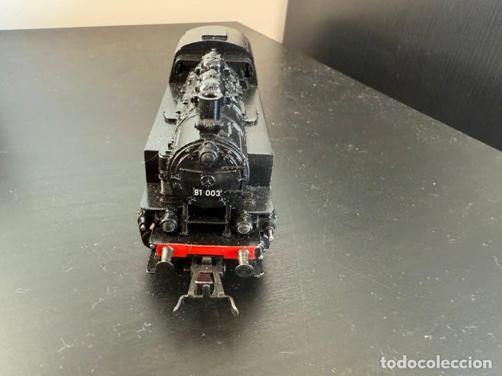 Trenes escala: M&auml;rklin 3032 locomotora de vapor t&eacute;nder BR 81 003 DB H0 metal