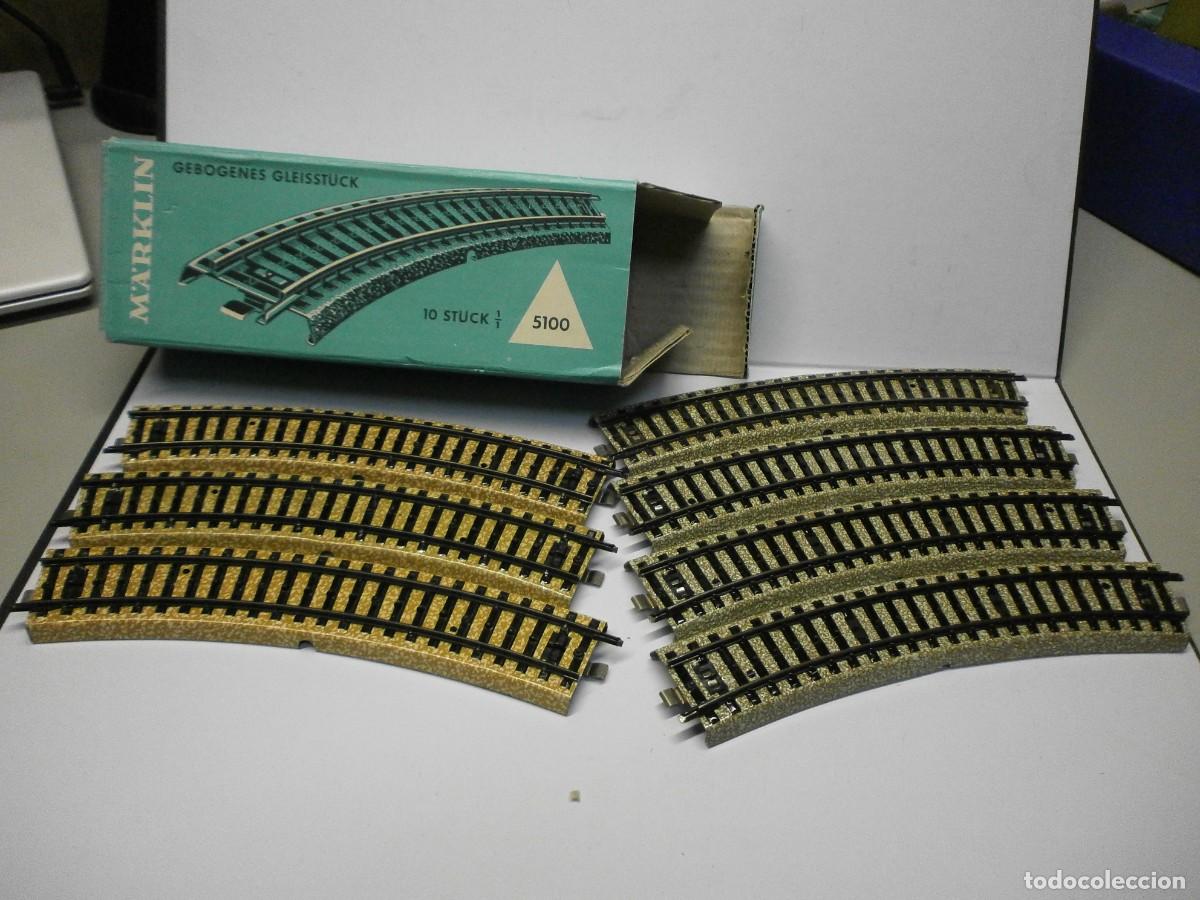 Trenes escala: marklin h0 ref 5100 en su caja vias
