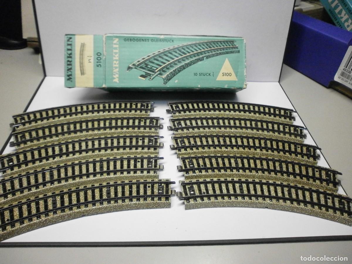 Trenes escala: marklin h0 ref 5100 en su caja vias