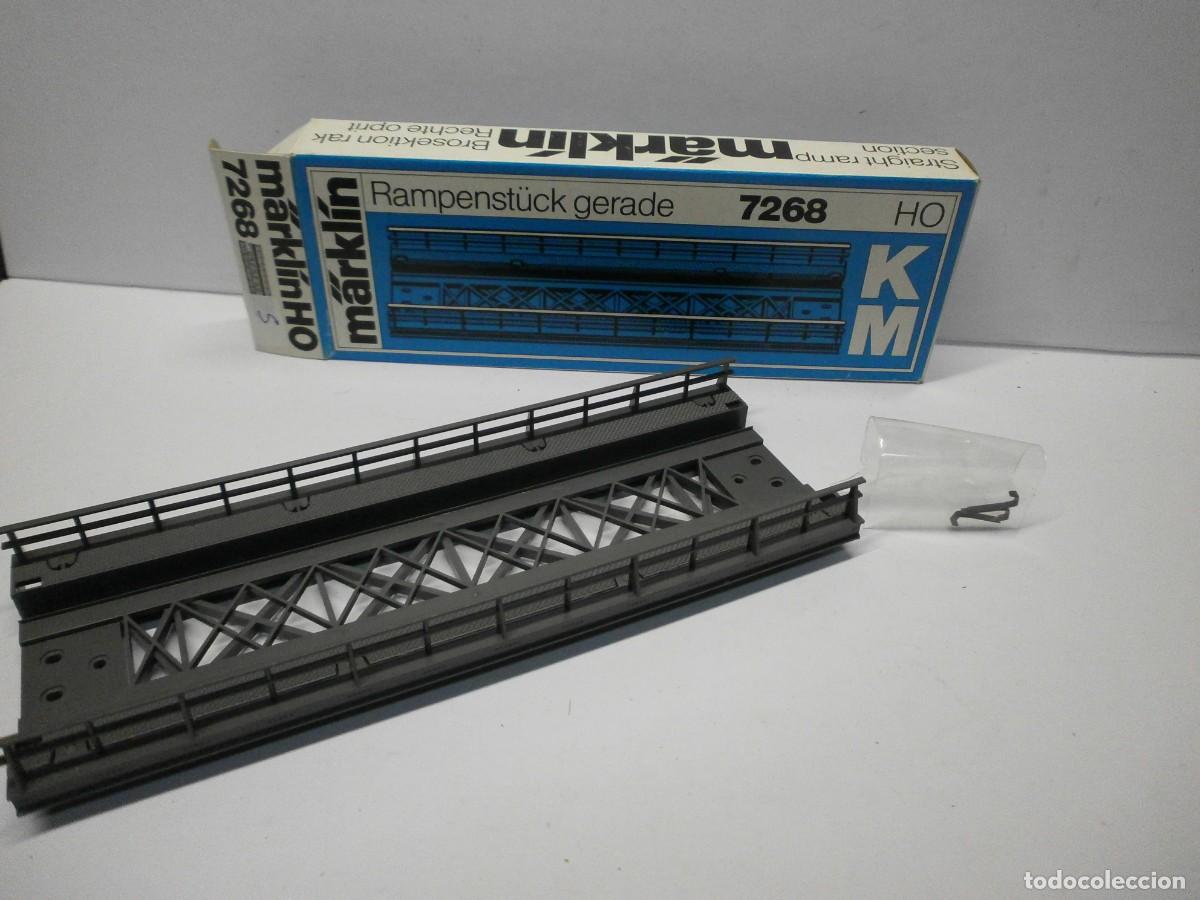 Trenes escala: marklin h0 ref 7268 lote de puente en su caja