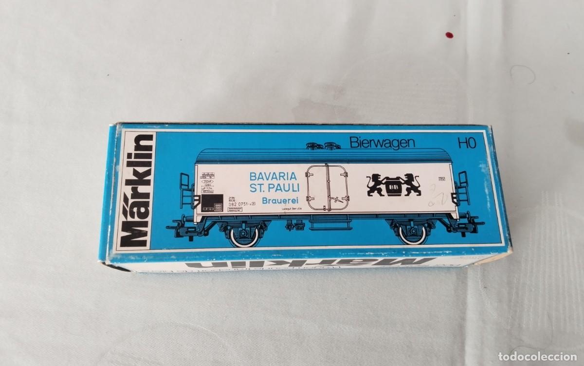 Trenes escala: VAGON CARGA CERVEZA BABARIA ST. PAULI MARKLIN ESCALA HO , NUEVO EN SU CAJA , VER DESCRIPCION