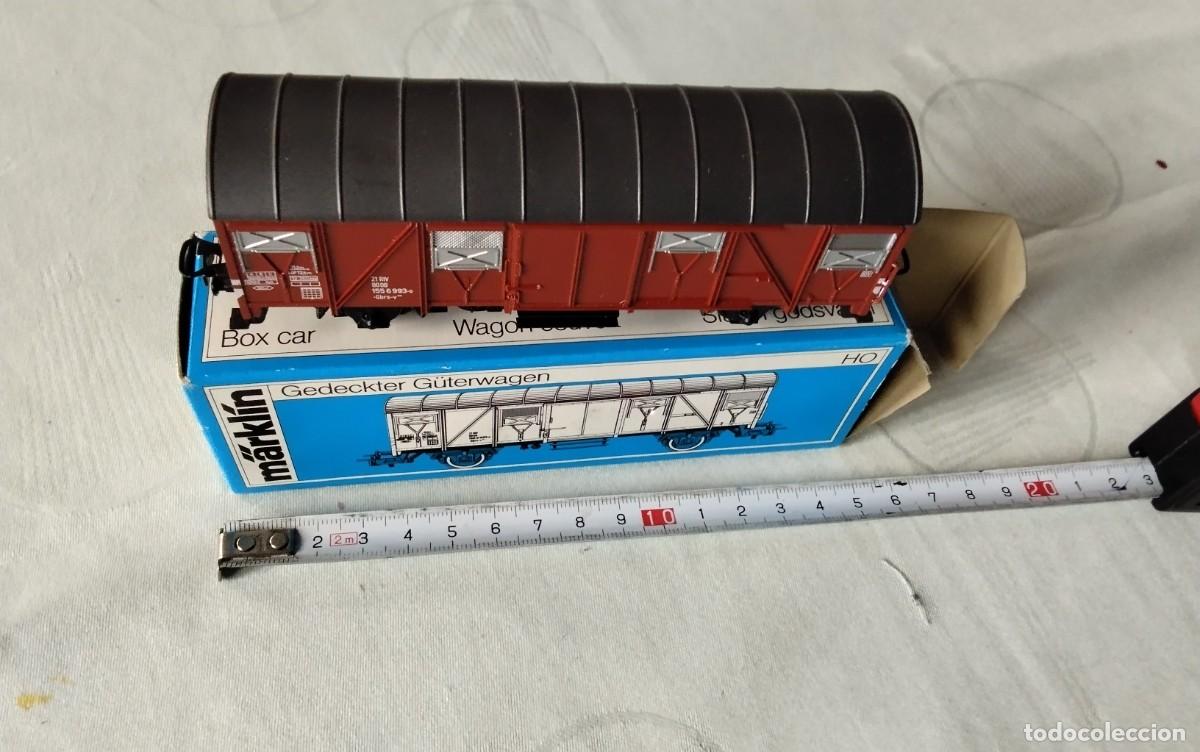 Trenes escala: VAGON MERCANCIAS MARCA MARKLIN ESCALA HO , NUEVO EN SU CAJA , VER DESCRIPCION