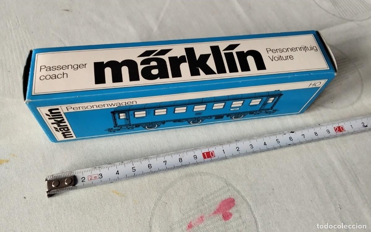 Trenes escala: VAGON PASAJEROS MARCA MARKLIN ESCALA HO , NUEVO EN SU CAJA , VER DESCRIPCION