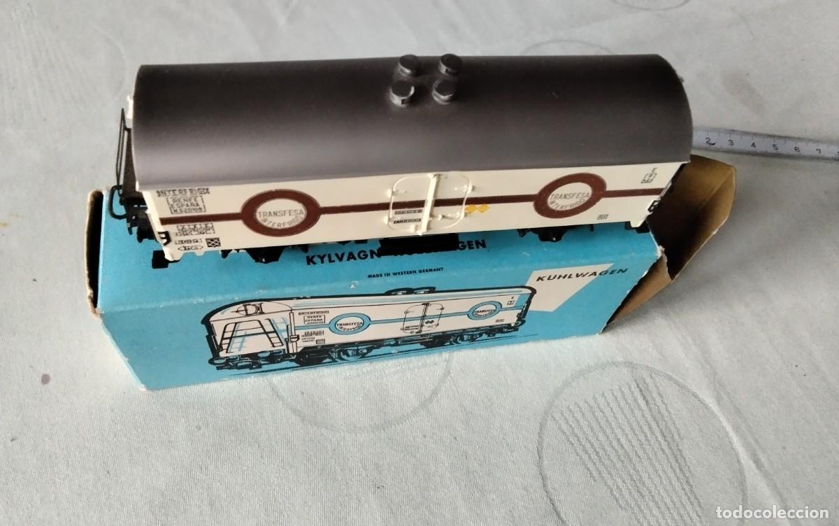 Trenes escala: VAGON FRIGORIFICO MARCA MARKLIN ESCALA HO , NUEVO EN SU CAJA , VER DESCRIPCION