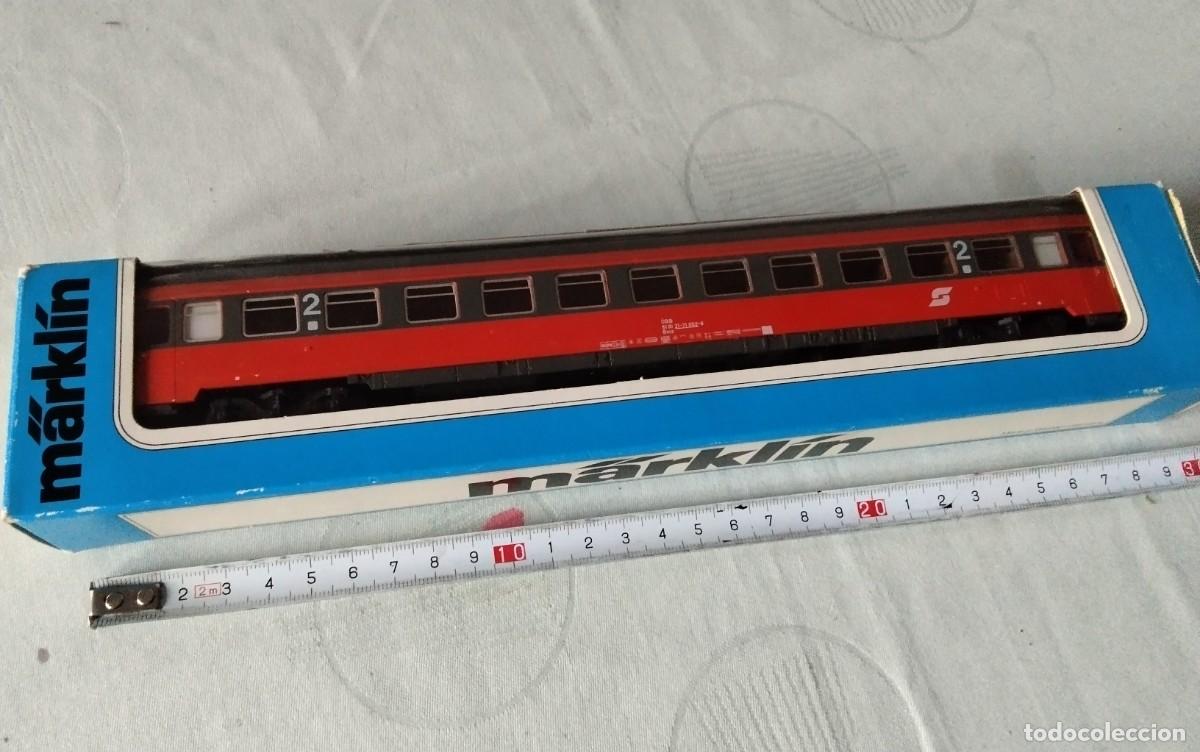 Trenes escala: VAGON PASAJEROS MARCA MARKLIN ESCALA HO , NUEVO EN SU CAJA , VER DESCRIPCION