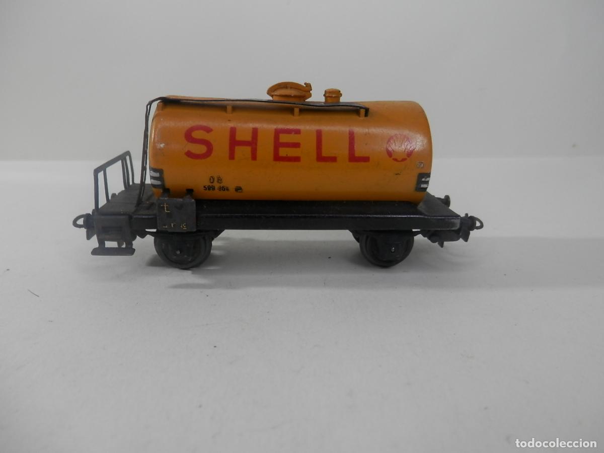 Trenes escala: VAGON CISTENA SHELL ESCALA HO DE MARKLIN
