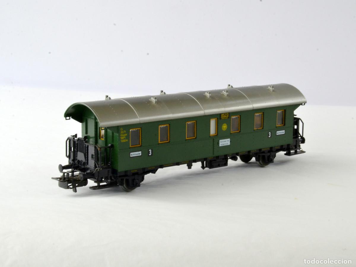 Trenes escala: M&auml;rklin Escala H0 Vag&oacute;n de Pasajeros 2 Ejes 3&ordf; Clase DRG con Caja